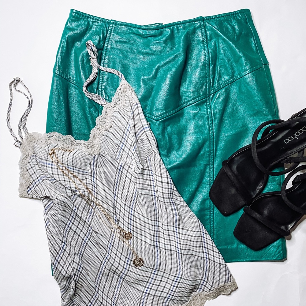 Leather skirt
